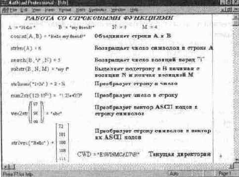 Строковые функции